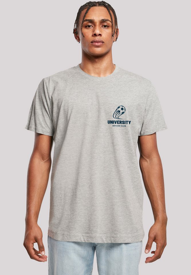 F4NT4STIC T-Shirt University Soccer Club Classic Minimalist Premium Qualität von F4NT4STIC