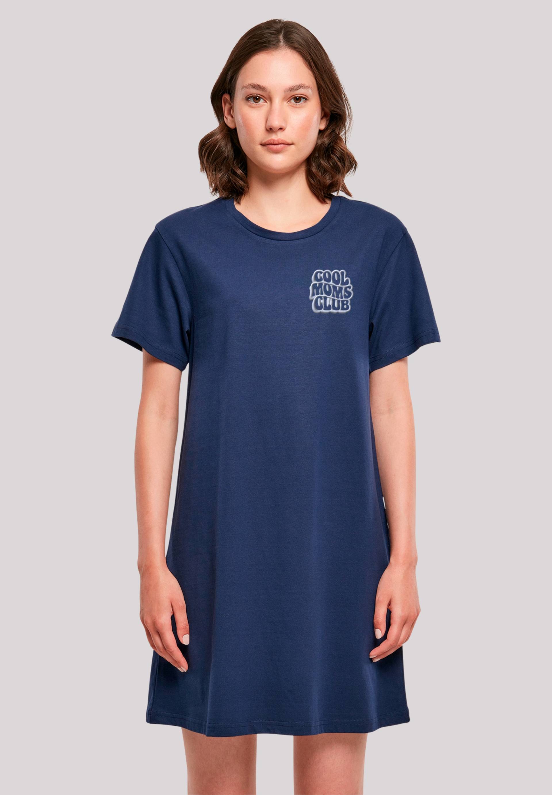 F4NT4STIC Shirtkleid "Cool Moms Club Bestickt", Premium Qualität von F4nt4stic