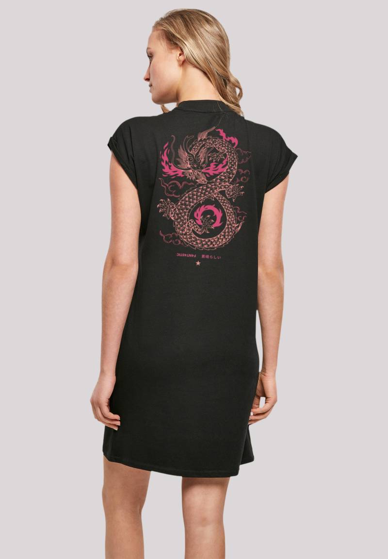 F4NT4STIC Shirtkleid "Drachen Feuer" Ohne Taschen Print von F4nt4stic