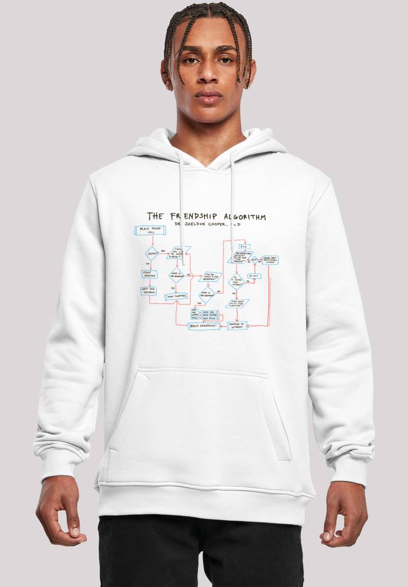 F4NT4STIC Sweatshirt "Big Bang Theory Theory Friendship Algorithm" Herren,Premium Merch,Slim-Fit,Kapuzenpullover,Bedruckt von F4nt4stic