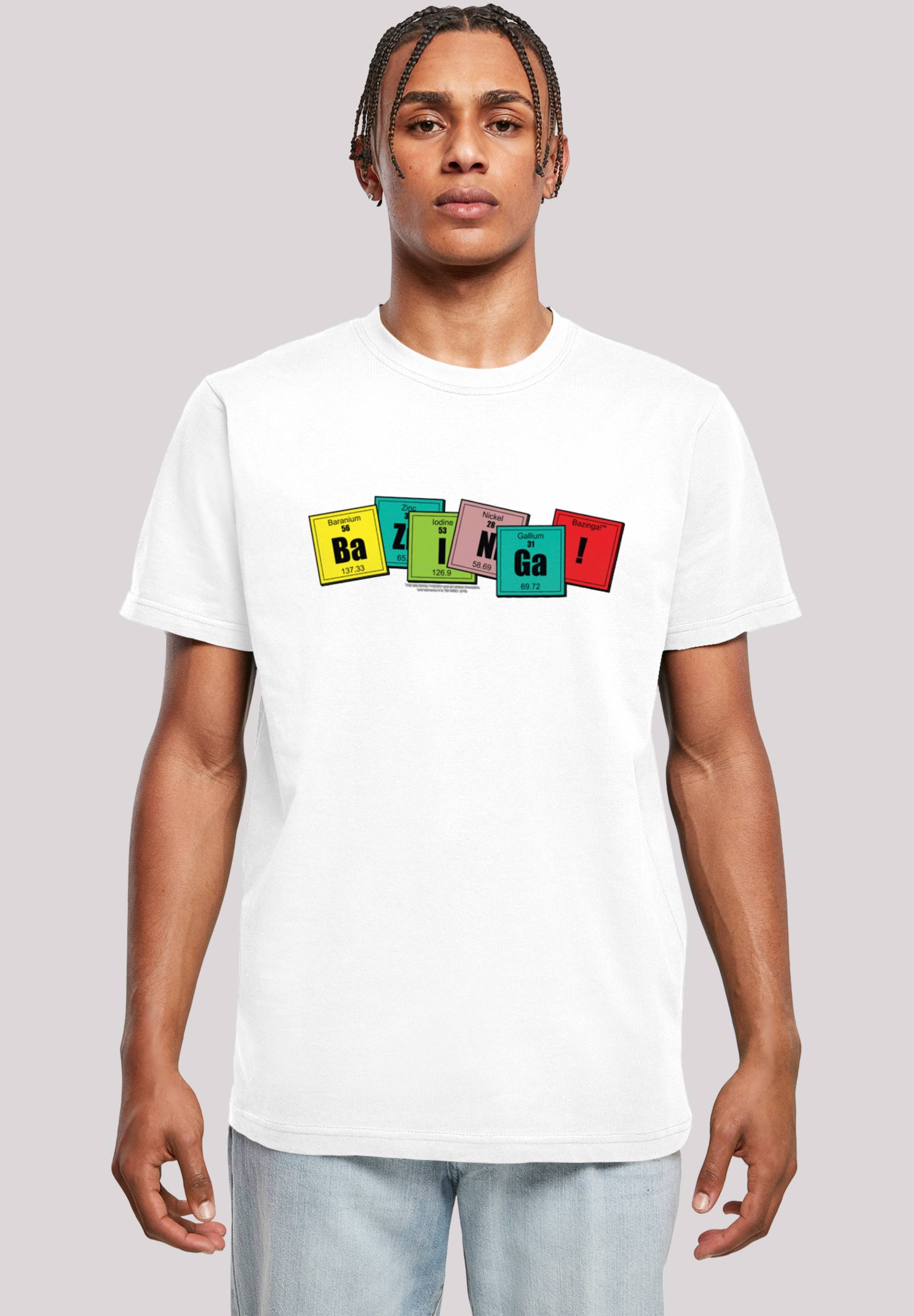 F4NT4STIC T-Shirt "Big Bang Theory Bazinga", Herren,Premium Merch,Regular-Fit,Basic,Bedruckt F4NT4STIC T-Shirt "Big Bang Theory Bazinga", Herren,Premium Merch,Regular-Fit,Basic,Bedruckt von F4nt4stic