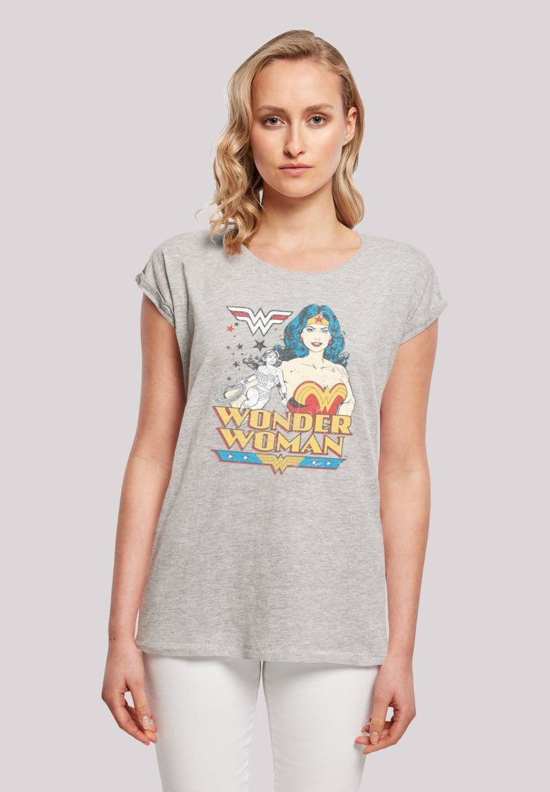 F4NT4STIC T-Shirt "DC Comics Superhelden Wonder Woman Posing", Print von F4nt4stic