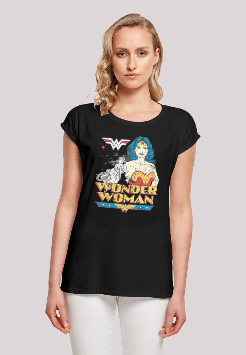 F4NT4STIC T-Shirt "DC Comics Superhelden Wonder Woman Posing" Print von F4nt4stic