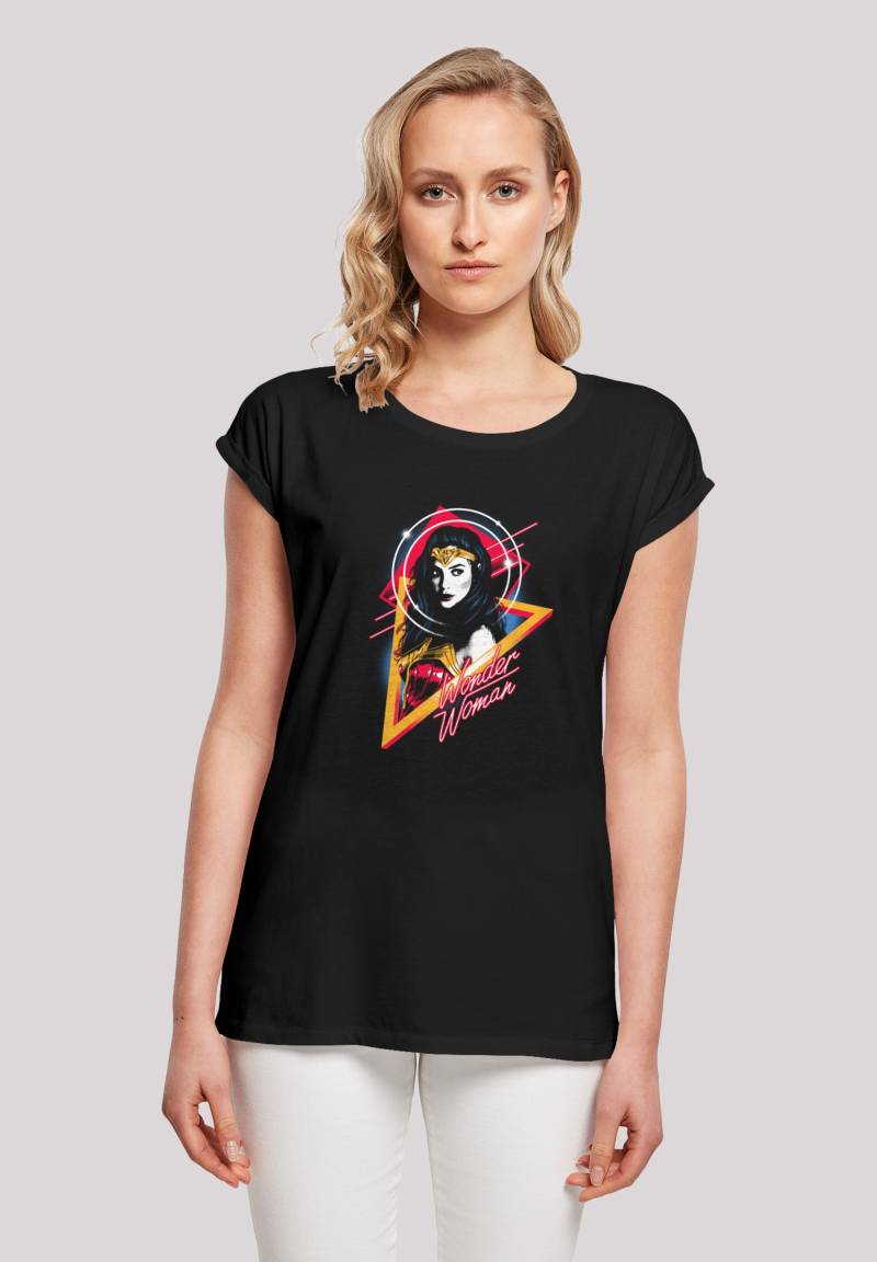 F4NT4STIC T-Shirt "DC Comics Wonder Diana 80s Triangle", Damen,Premium Merch,Regular-Fit,Kurze Ärmel,Bedruckt von F4nt4stic