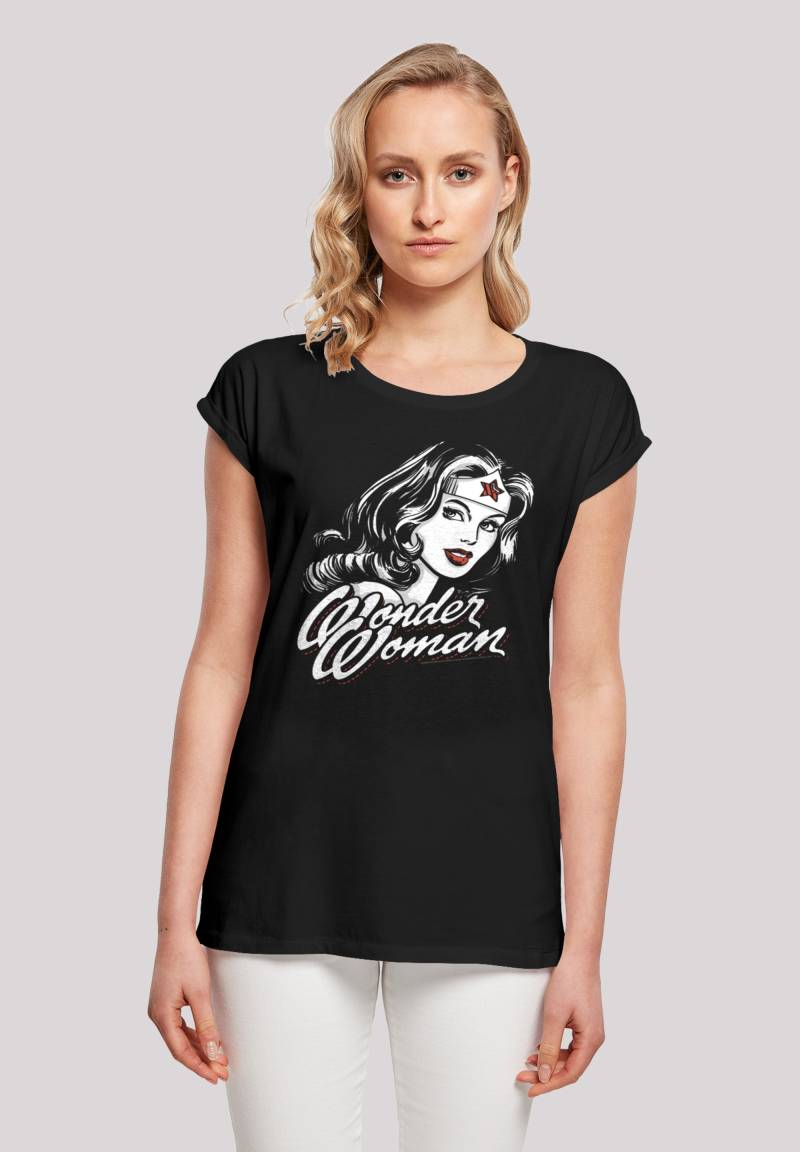 F4NT4STIC T-Shirt "DC Comics Wonder Woman Hint Of Red" Print von F4nt4stic