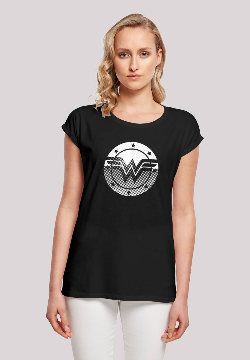 F4NT4STIC T-Shirt "DC Comics Wonder Woman Spot Logo", Print von F4nt4stic