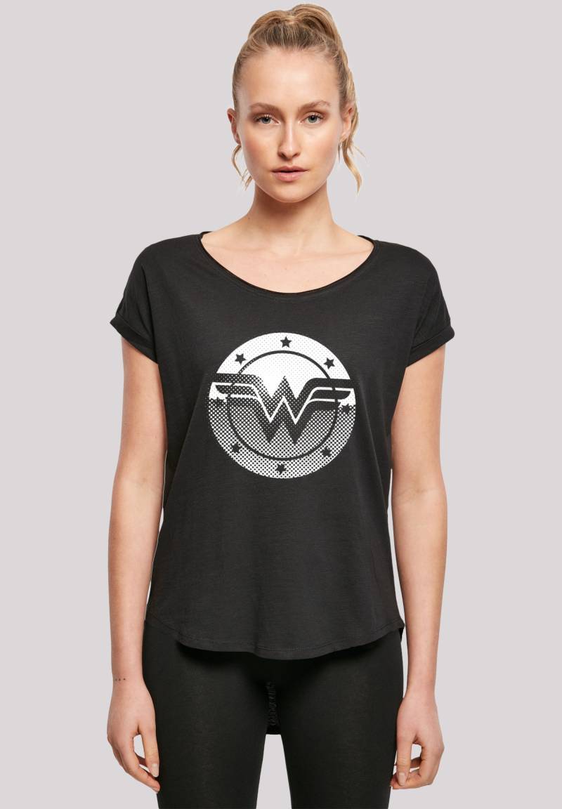 F4NT4STIC T-Shirt "DC Comics Wonder Woman Spot Logo", Print von F4nt4stic