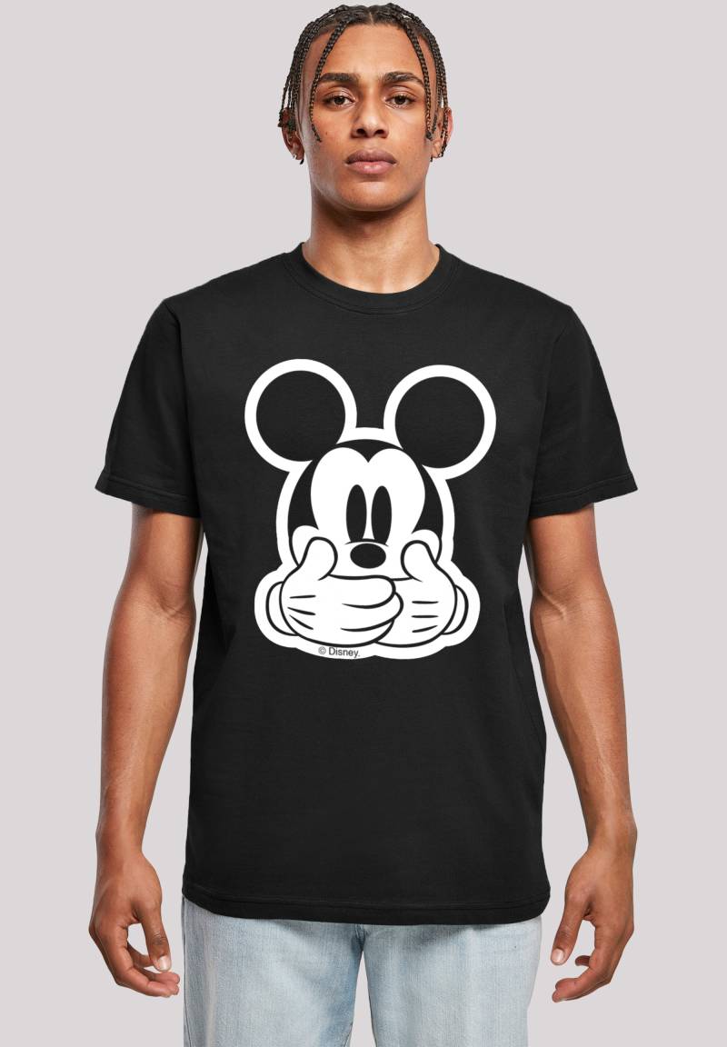 F4NT4STIC T-Shirt "Disney Micky Maus Don’t Speak" Herren,Premium Merch,Regular-Fit,Basic,Bedruckt F4NT4STIC T-Shirt "Disney Micky Maus Don’t Speak" Herren,Premium Merch,Regular-Fit,Basic,Bedruckt von F4nt4stic
