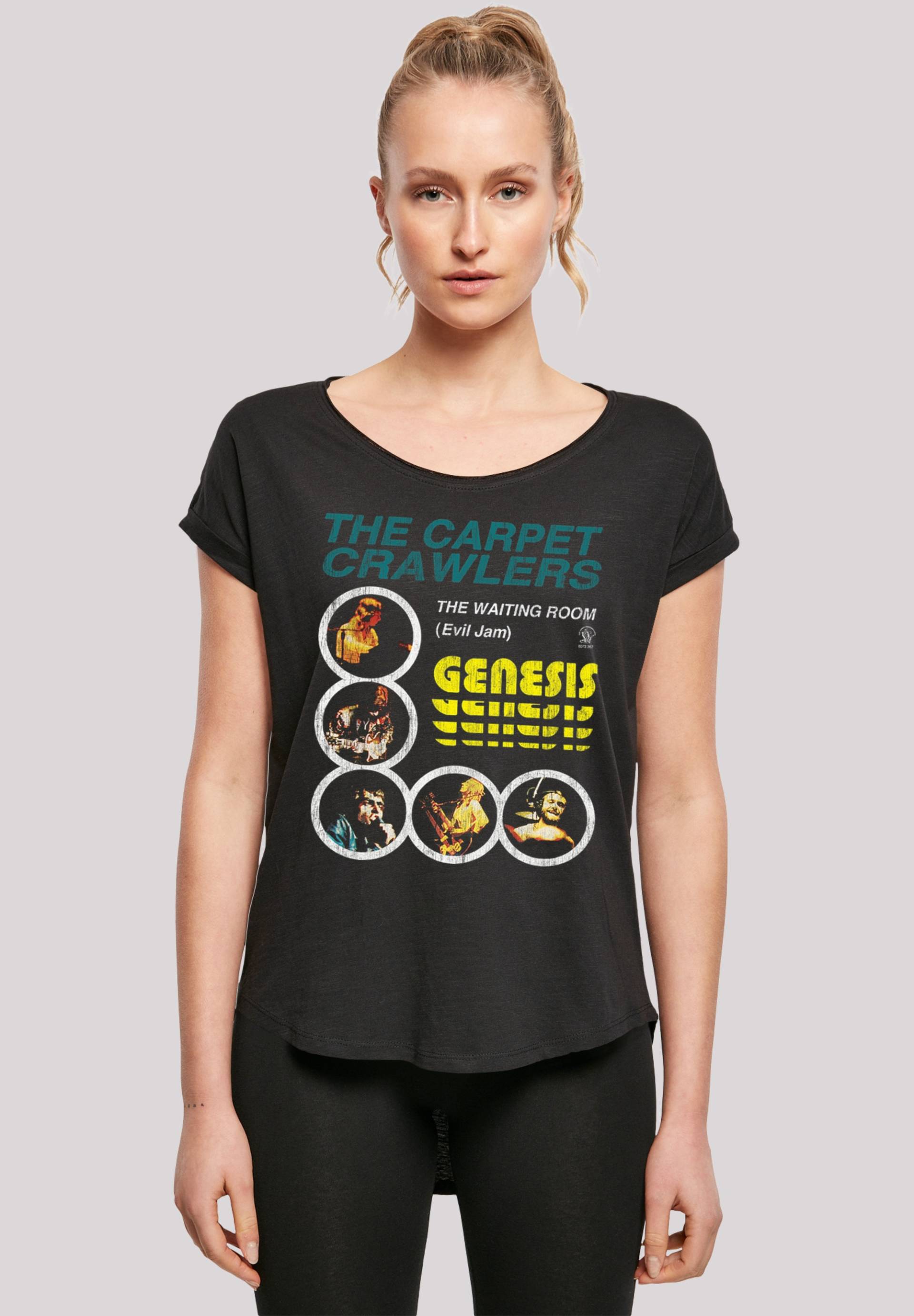 F4NT4STIC T-Shirt "Long Cut T-Shirt Genesis The Carpet Crawlers", Damen,Premium Merch,Lang,Longshirt,Bandshirt F4NT4STIC T-Shirt "Long Cut T-Shirt Genesis The Carpet Crawlers", Damen,Premium Merch,Lang,Longshirt,Bandshirt von F4nt4stic