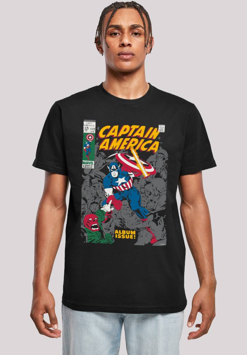 F4NT4STIC T-Shirt "Marvel Captain America Album Issue Cover", Herren,Premium Merch,Regular-Fit,Basic,Logo Print von F4nt4stic