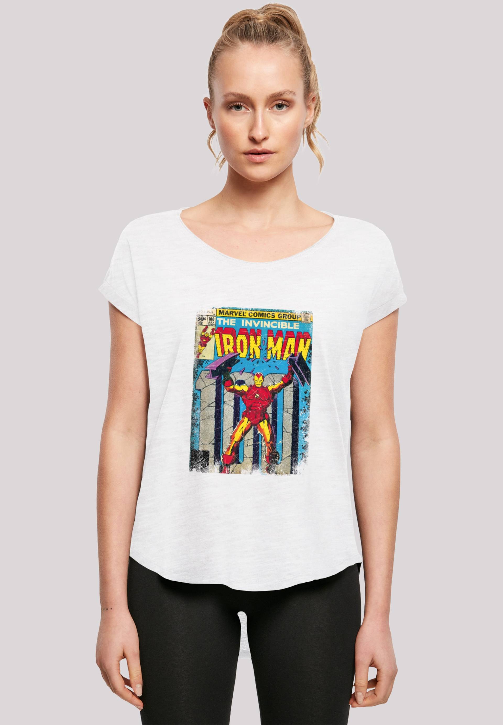 F4NT4STIC T-Shirt "Marvel Iron Man Cover", Damen,Premium Merch,Lang,Longshirt,Logo Print F4NT4STIC T-Shirt "Marvel Iron Man Cover", Damen,Premium Merch,Lang,Longshirt,Logo Print von F4nt4stic