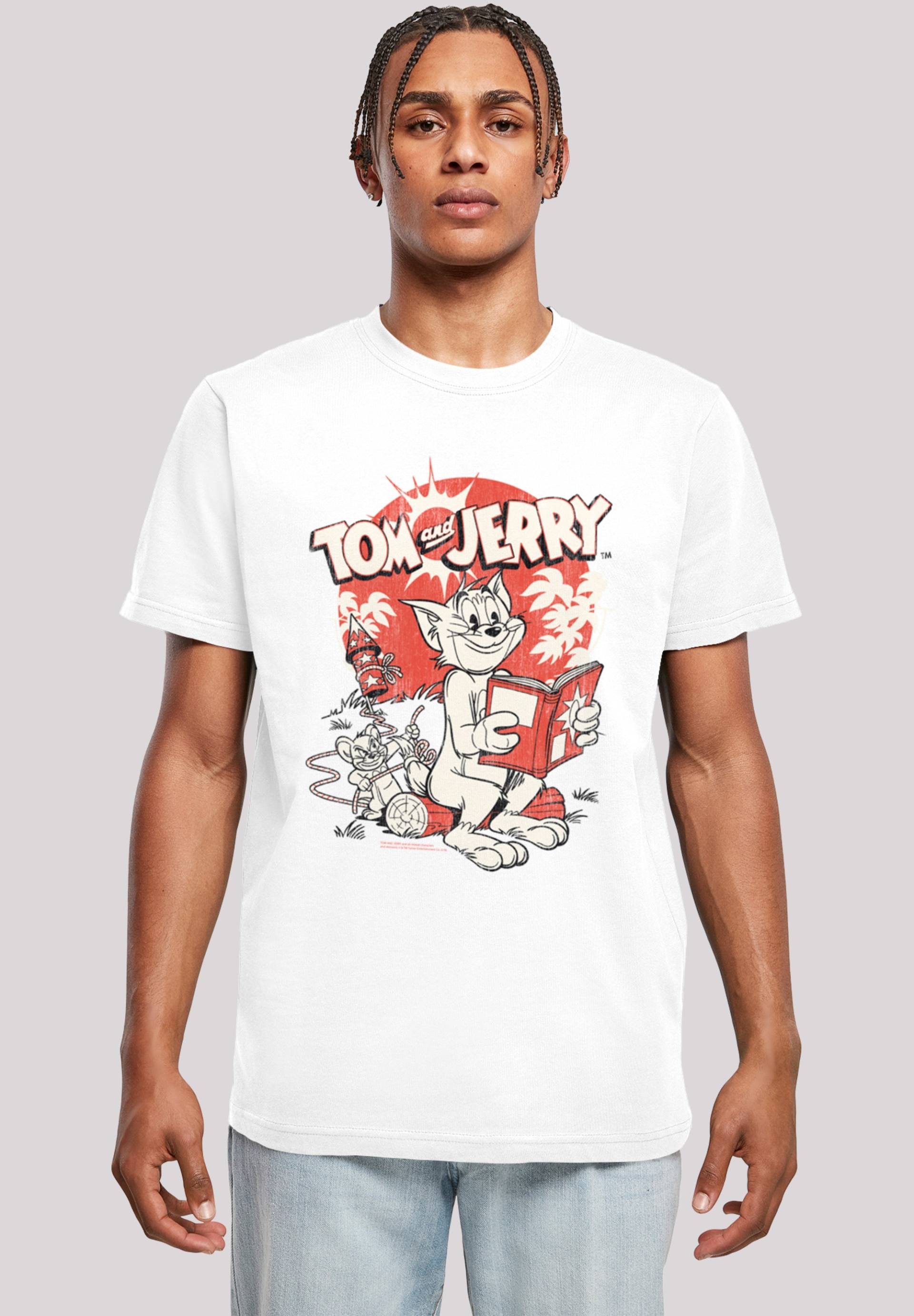 F4NT4STIC T-Shirt "Tom und Jerry Rocket Prank", Herren,Premium Merch,Regular-Fit,Basic,Bedruckt F4NT4STIC T-Shirt "Tom und Jerry Rocket Prank", Herren,Premium Merch,Regular-Fit,Basic,Bedruckt von F4nt4stic