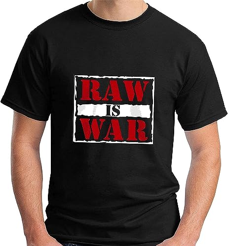 WWF Monday Night Raw is War Vintage Wrestling Men's Black T-Shirt Hemden(X-Large) von F55FLENG