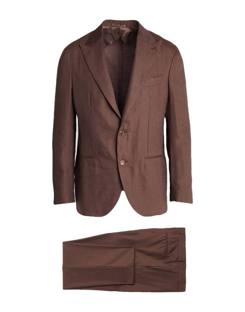 F839 BORN IN NAPOLI Anzug Herren Schokobraun von F839 BORN IN NAPOLI