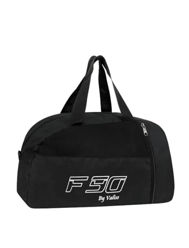 Damen Herren Rucksack Umhängetasche Seesack Reisetasche Wasserdicht Praktisch Schwarz Reisetasche 610 DYN Stoff Mehrere Taschen Sport Handgepäck Gepäck, (501) von F90