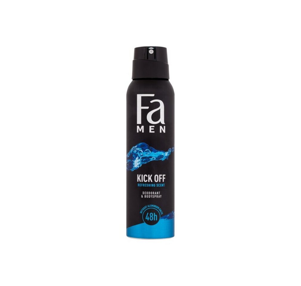FA Deo-Roller Men Kick-off 48h Spray Deodorant mit erfrischendem Duft 150ml von FA