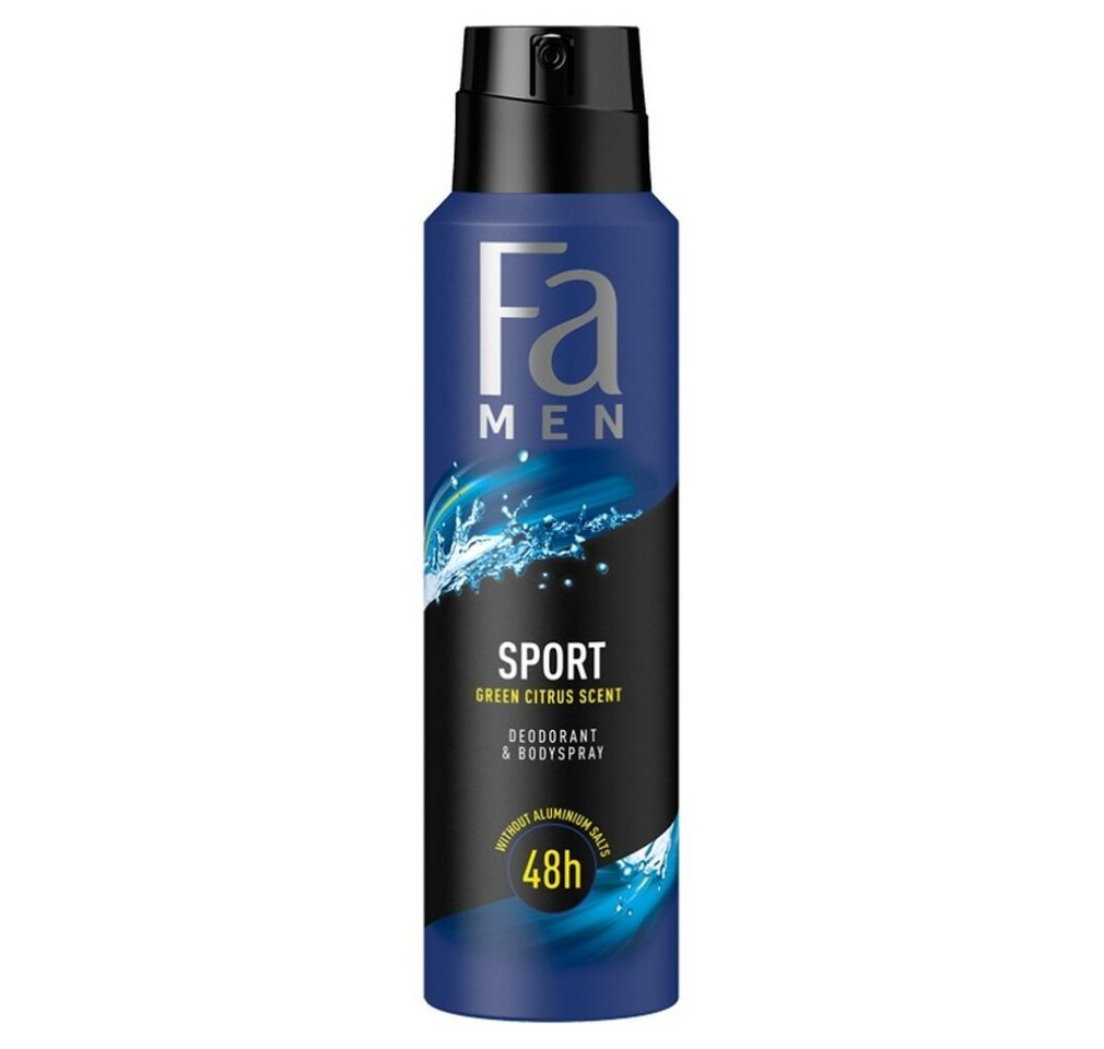 FA Deo-Roller Sport Deodorant Spray für Männer Energizing Fresh 150ml von FA