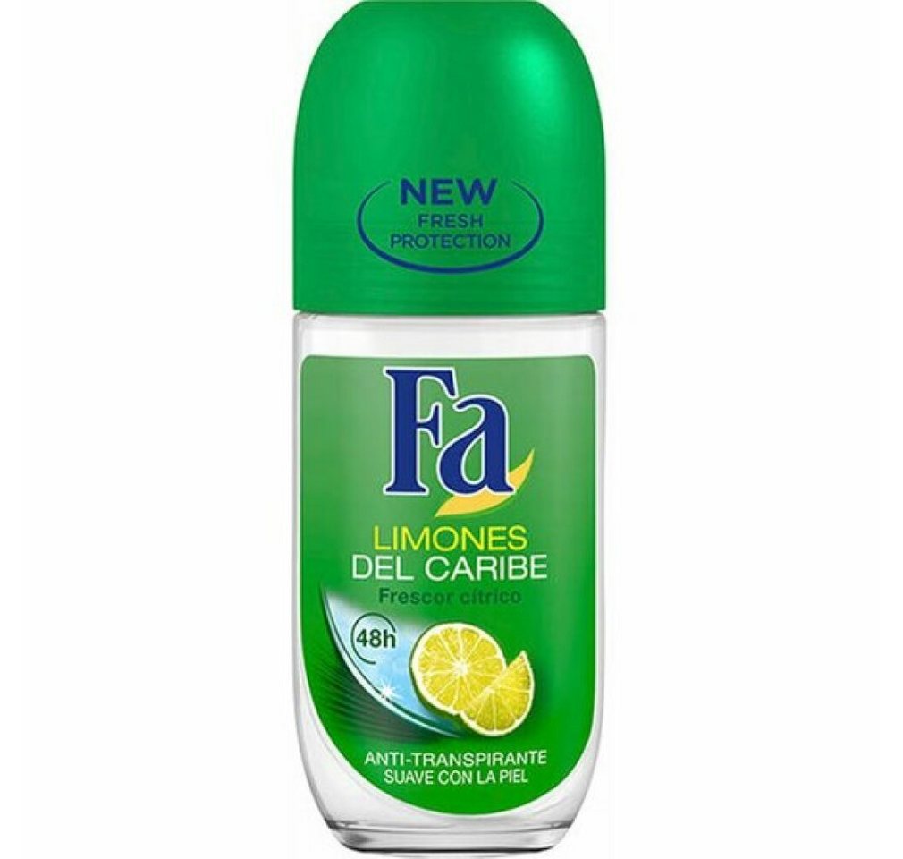FA Deo-Roller Zitronen Der Karibik Desodorant Roll-on 50ml von FA