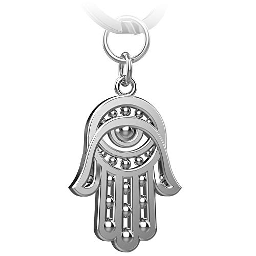 FABACH Hand der Fatima Schlüsselanhänger Hamsa - Hand Fatima Auto Anhänger- Schützende Hand der Fatima Glücksbringer - Amulett zum Schutz gegen Böses Auge Evil Eye von FABACH