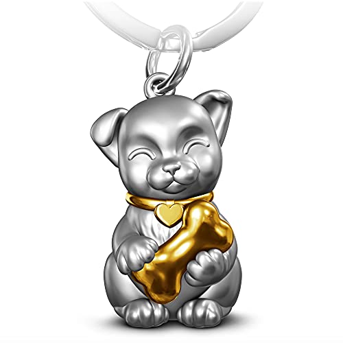 FABACH Hund Schlüsselanhänger Puppy - Glücksbringer Welpe Labrador - Hundepfote Anhänger - Geschenk für Hundebesitzer von FABACH