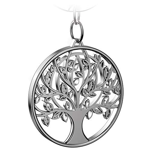 FABACH Lebensbaum Schlüsselanhänger Autumn - Baum des Lebens Anhänger als Glücksbringer für den Schlüsselbund - Tree of Life Schlüsselanhänger in glänzendem Silber von FABACH