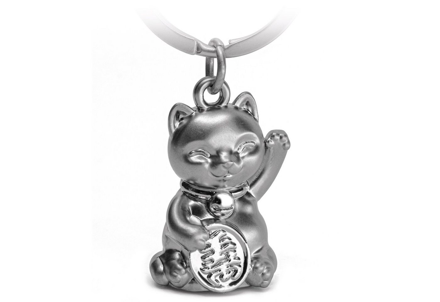 FABACH Schlüsselanhänger Glückskatze Maneki Neko - Winkekatze Glücksbringer Geschenk von FABACH