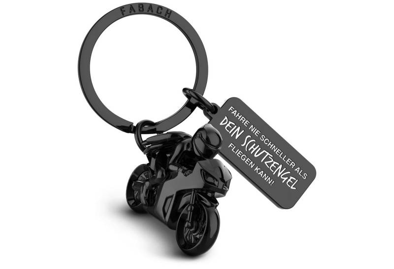 FABACH Schlüsselanhänger Motorradengel Motorrad Schutzengel Glücksbringer für Motorradfahrer von FABACH