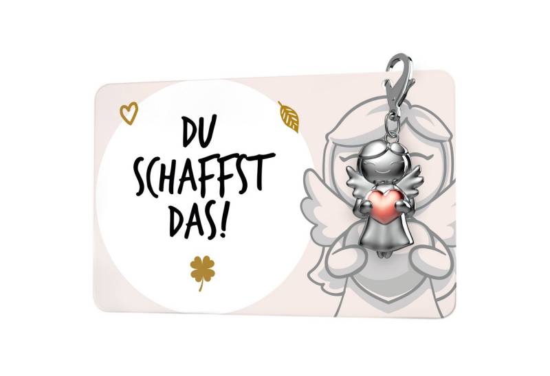 FABACH Schlüsselanhänger Schutzengel Star mit Herz & Geschenkkarte mit liebevoller Botschaft von FABACH