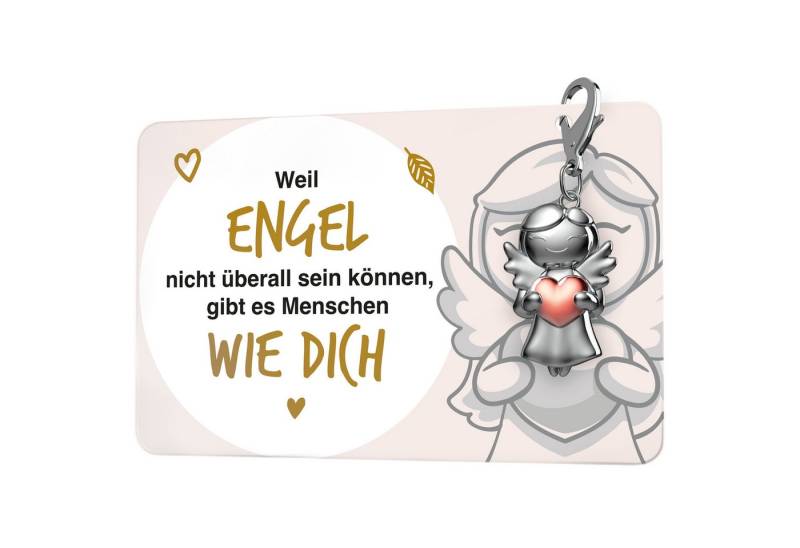 FABACH Schlüsselanhänger Schutzengel Star mit Herz & Geschenkkarte mit liebevoller Botschaft von FABACH