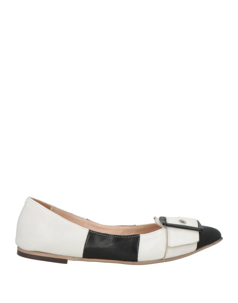 FABBRICA DEI COLLI Ballerina Damen Weiß von FABBRICA DEI COLLI