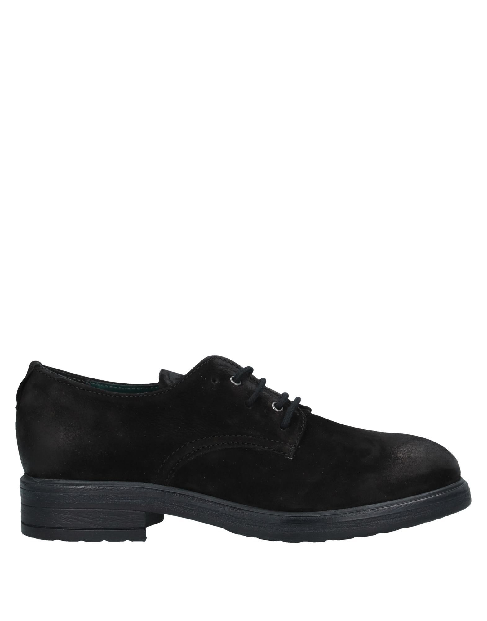 FABBRICA DEI COLLI Schnürschuh Damen Schwarz von FABBRICA DEI COLLI