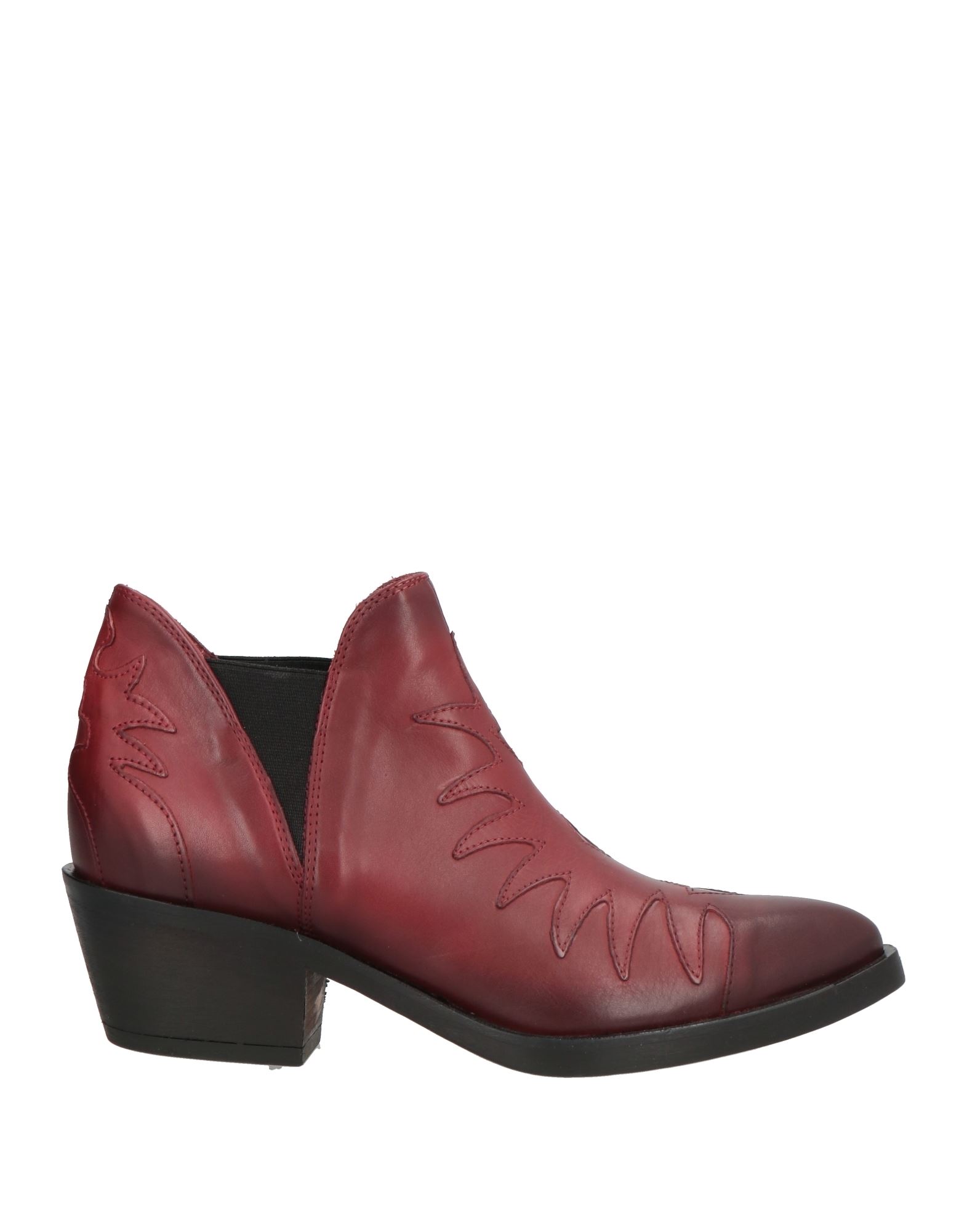 FABBRICA DEI COLLI Stiefelette Damen Bordeaux von FABBRICA DEI COLLI
