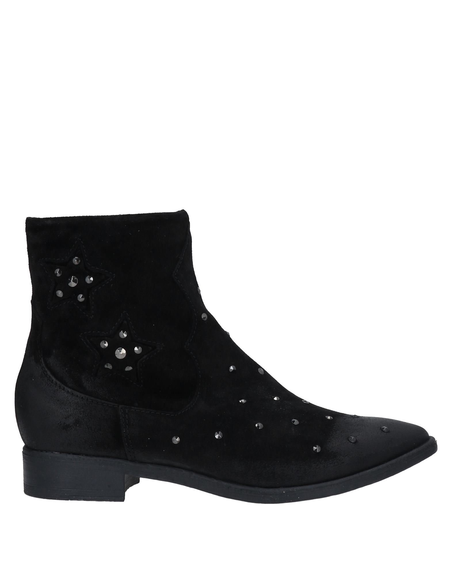 FABBRICA DEI COLLI Stiefelette Damen Schwarz von FABBRICA DEI COLLI