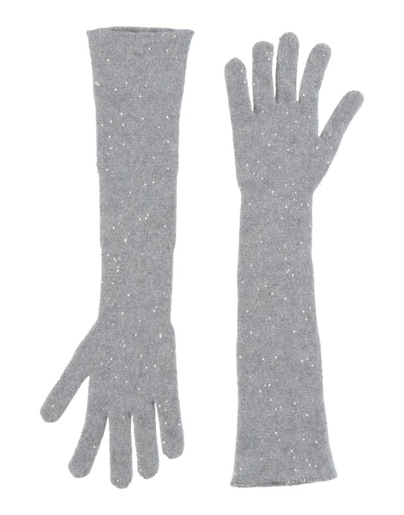FABIANA FILIPPI Handschuhe Damen Hellgrau von FABIANA FILIPPI