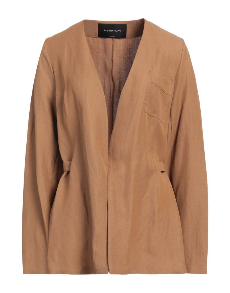 FABIANA FILIPPI Jacke & Anorak Damen Braun von FABIANA FILIPPI