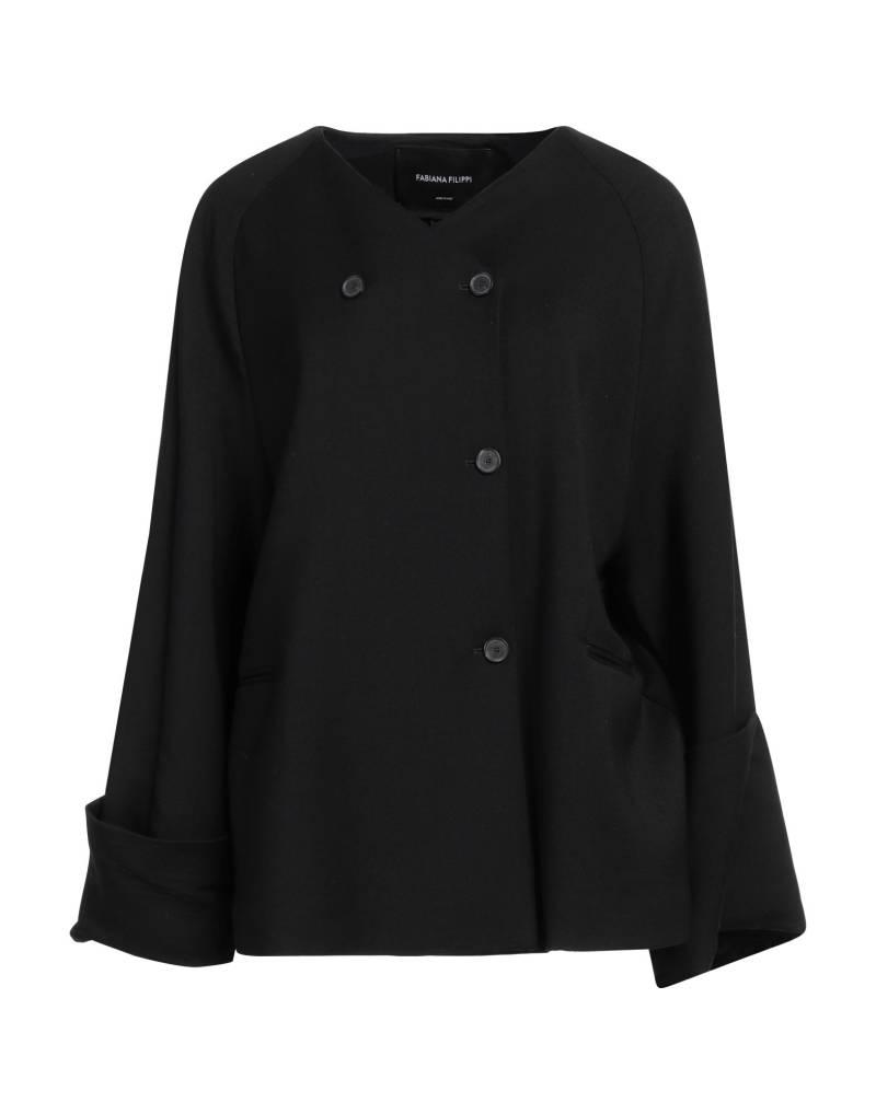 FABIANA FILIPPI Jacke & Anorak Damen Schwarz von FABIANA FILIPPI