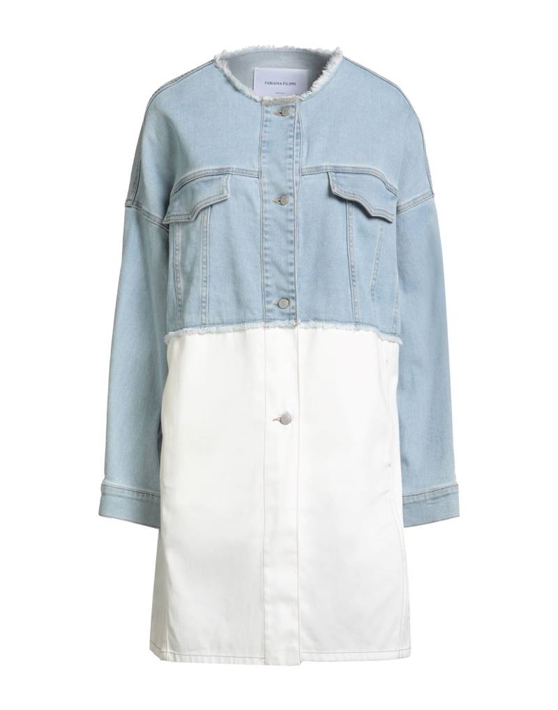 FABIANA FILIPPI Jeansjacke/-mantel Damen Blau von FABIANA FILIPPI