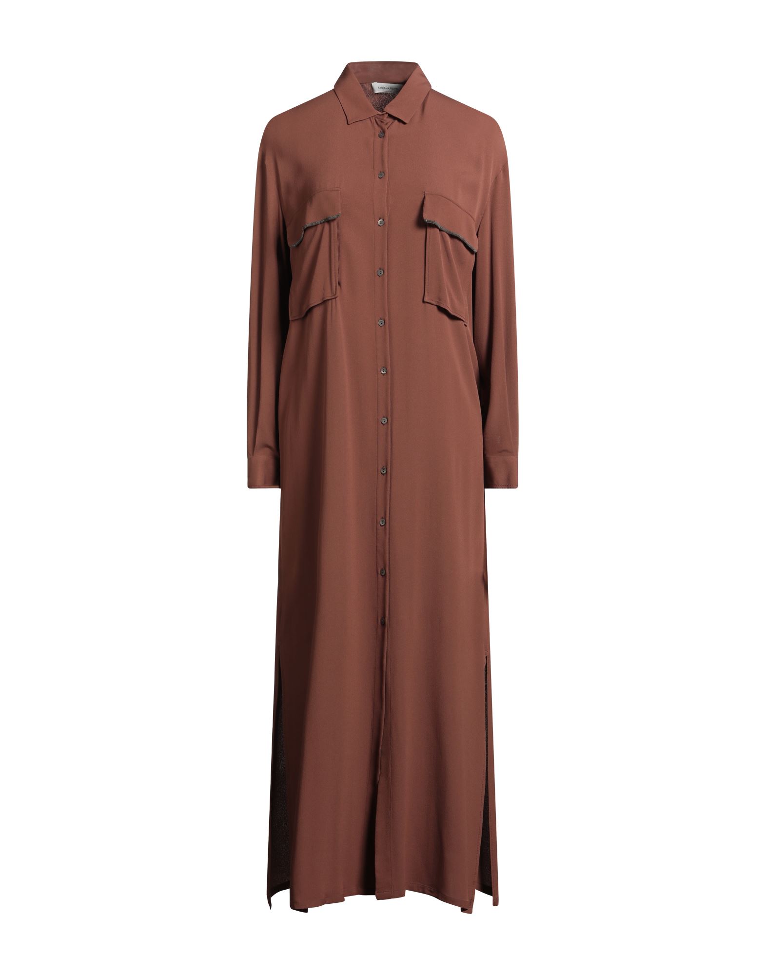 FABIANA FILIPPI Maxi-kleid Damen Schokobraun FABIANA FILIPPI Maxi-kleid Damen Schokobraun von FABIANA FILIPPI