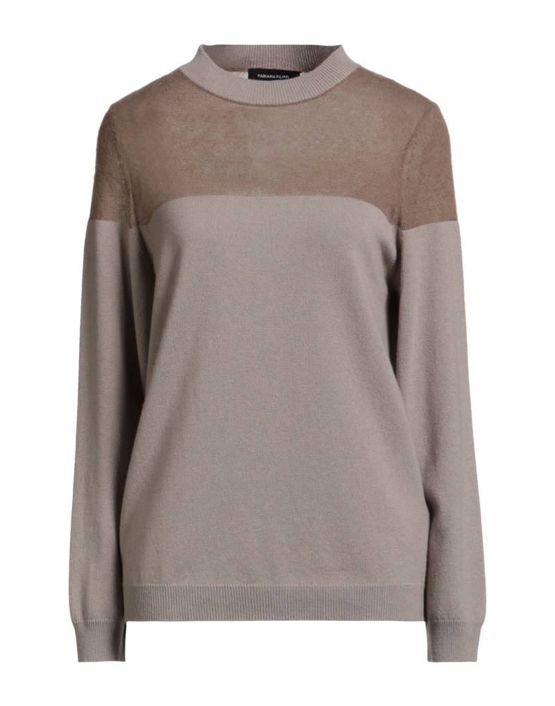 FABIANA FILIPPI Pullover Damen Maulwurfsgrau von FABIANA FILIPPI