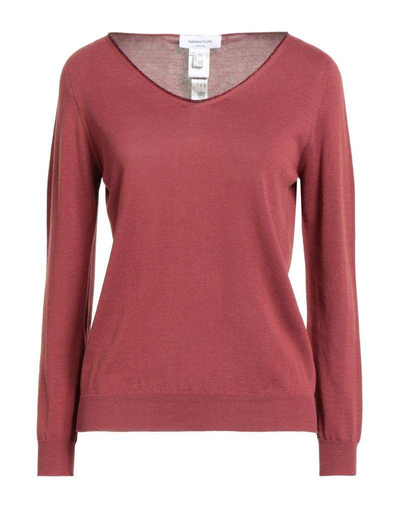 FABIANA FILIPPI Pullover Damen Ziegelrot von FABIANA FILIPPI