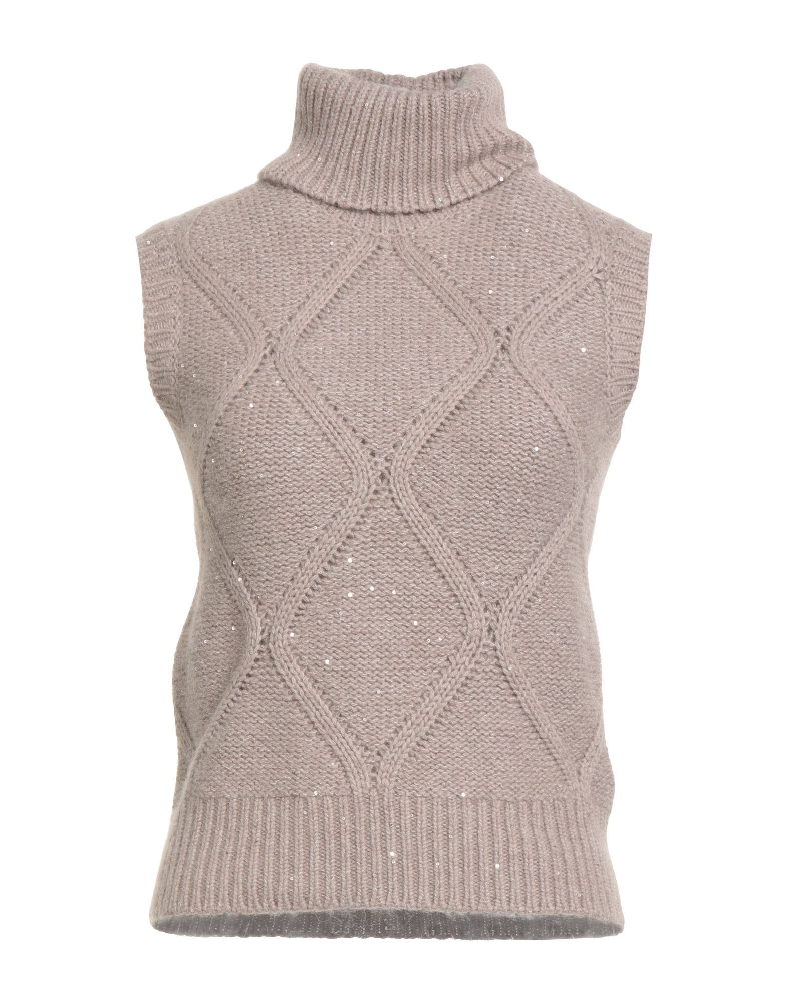 FABIANA FILIPPI Rollkragenpullover Damen Maulwurfsgrau von FABIANA FILIPPI