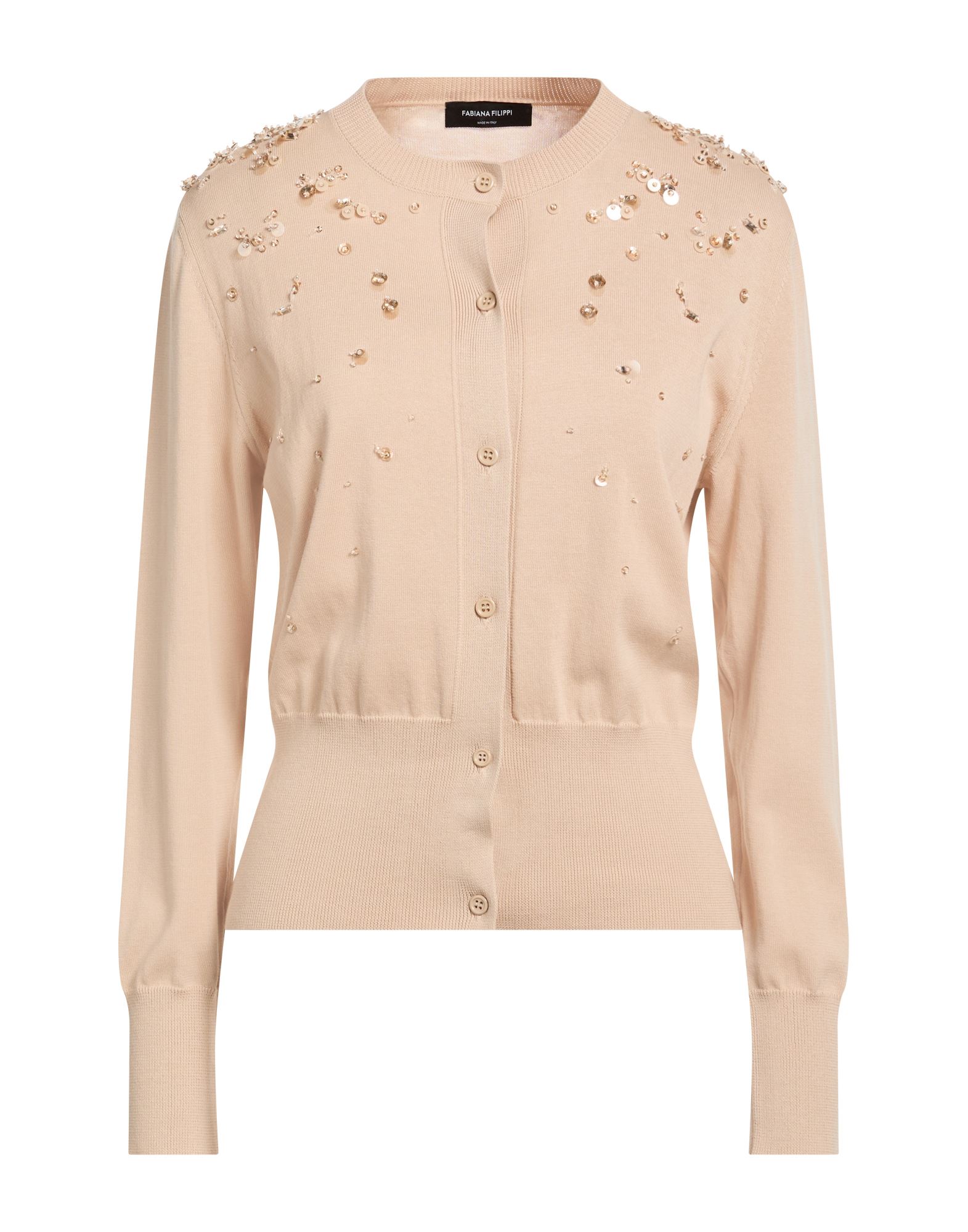 FABIANA FILIPPI Strickjacke Damen Beige von FABIANA FILIPPI