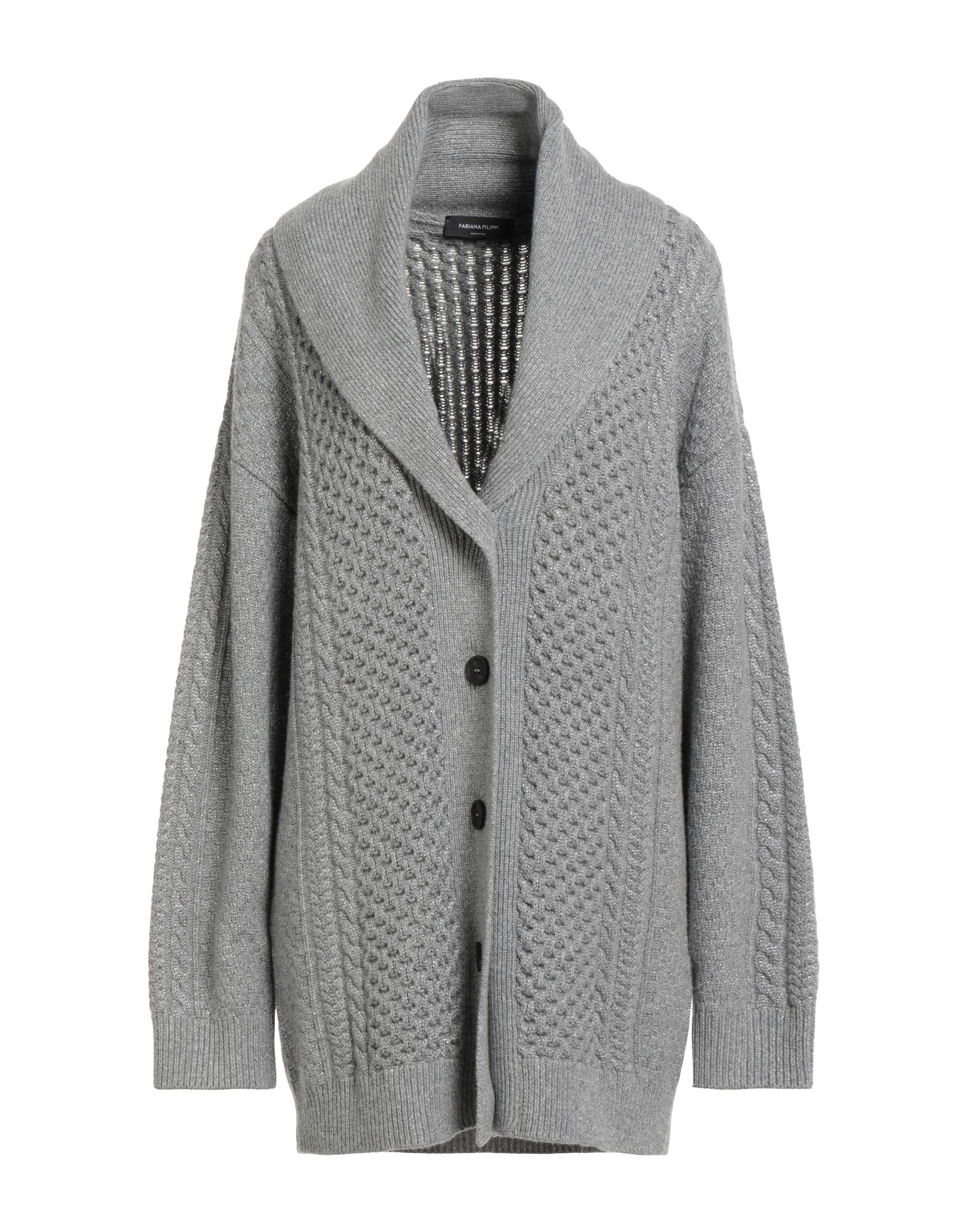 FABIANA FILIPPI Strickjacke Damen Grau von FABIANA FILIPPI