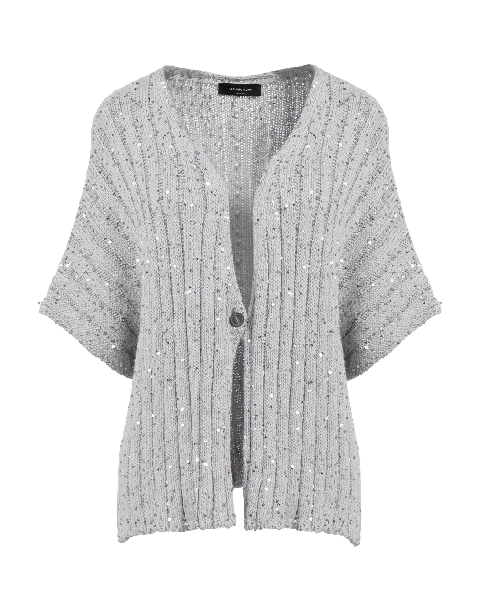 FABIANA FILIPPI Strickjacke Damen Grau von FABIANA FILIPPI