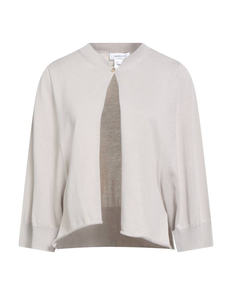FABIANA FILIPPI Strickjacke Damen Hellgrau von FABIANA FILIPPI