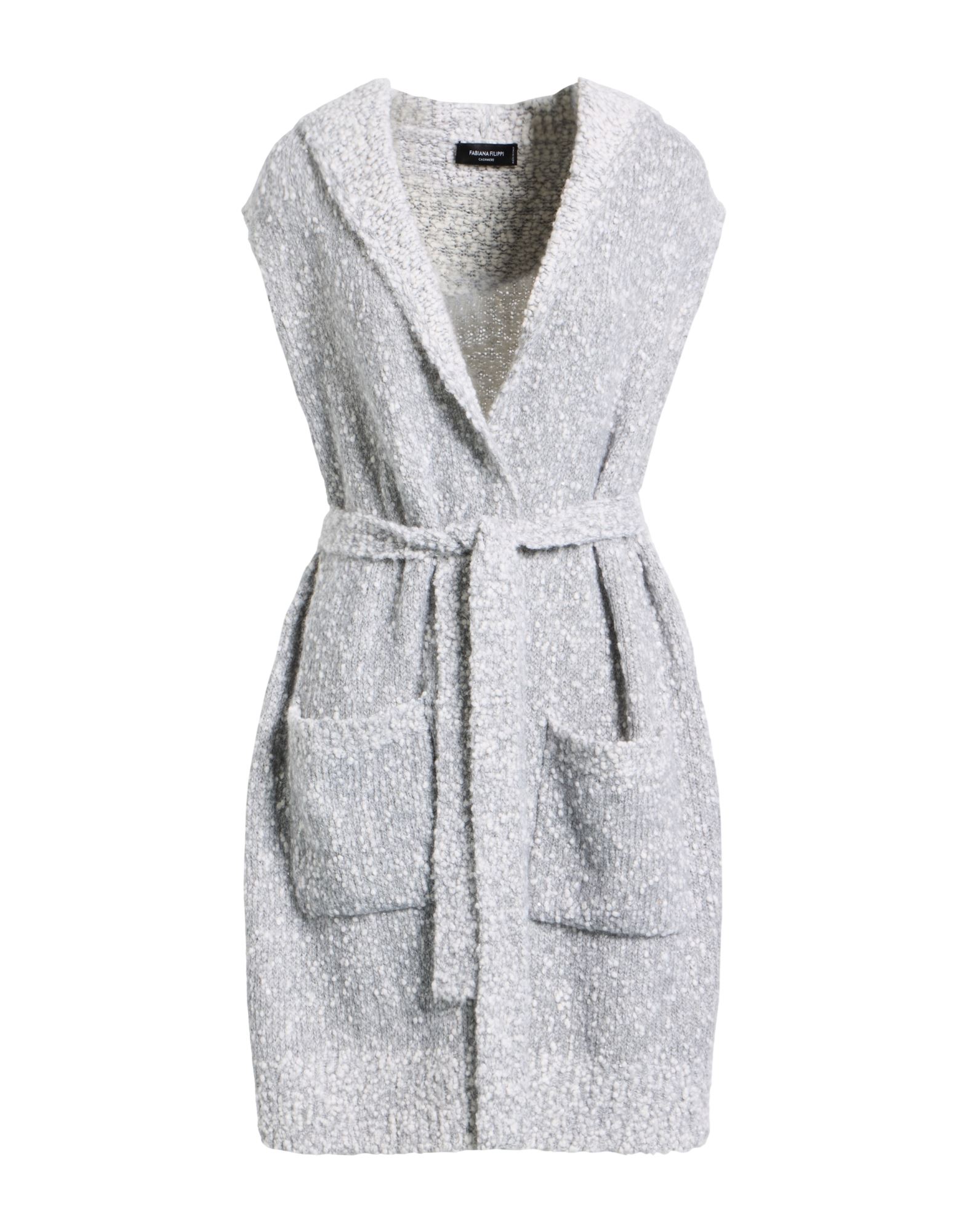 FABIANA FILIPPI Strickjacke Damen Hellgrau von FABIANA FILIPPI