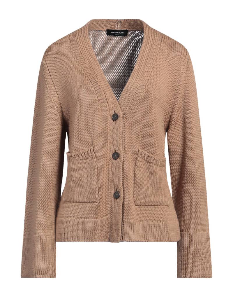 FABIANA FILIPPI Strickjacke Damen Kamel von FABIANA FILIPPI