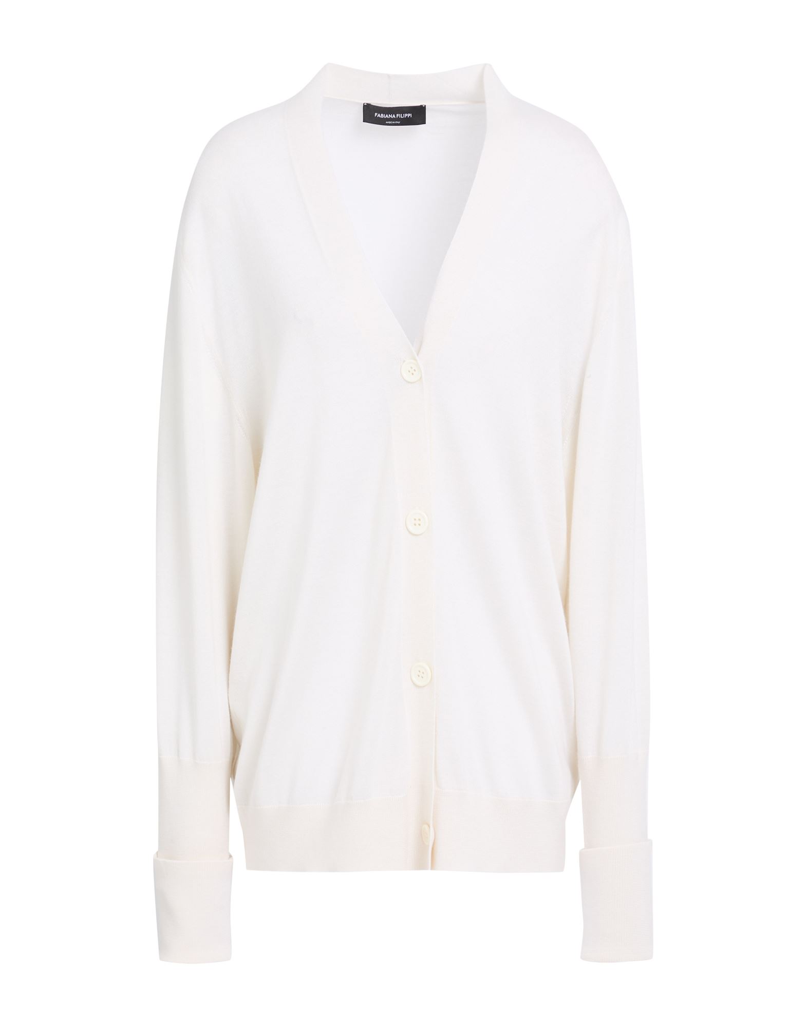 FABIANA FILIPPI Strickjacke Damen Weiß von FABIANA FILIPPI