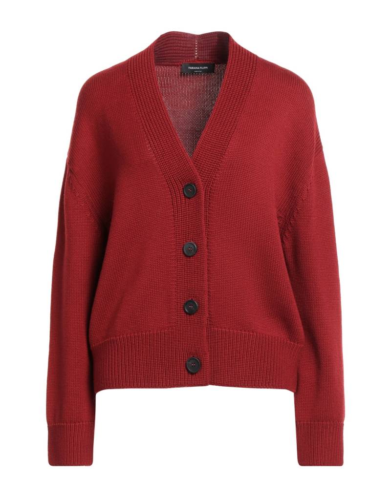 FABIANA FILIPPI Strickjacke Damen Ziegelrot von FABIANA FILIPPI