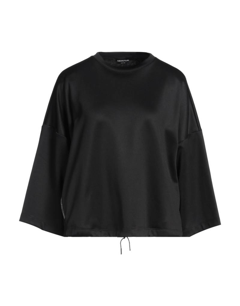 FABIANA FILIPPI Sweatshirt Damen Schwarz FABIANA FILIPPI Sweatshirt Damen Schwarz von FABIANA FILIPPI